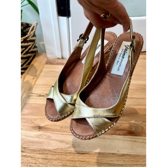 Gaimo Espadrille Wedges w/Peep Toe- Handmade in Spain, Size 37 (US 6.5) - Picture 9 of 9